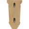 Ekena Millwork 5"W x 3 1/4"D x 9 1/2"H Cole Pilaster Wood Corbel, Red Oak CORW05X03X09CORO - alternate 4